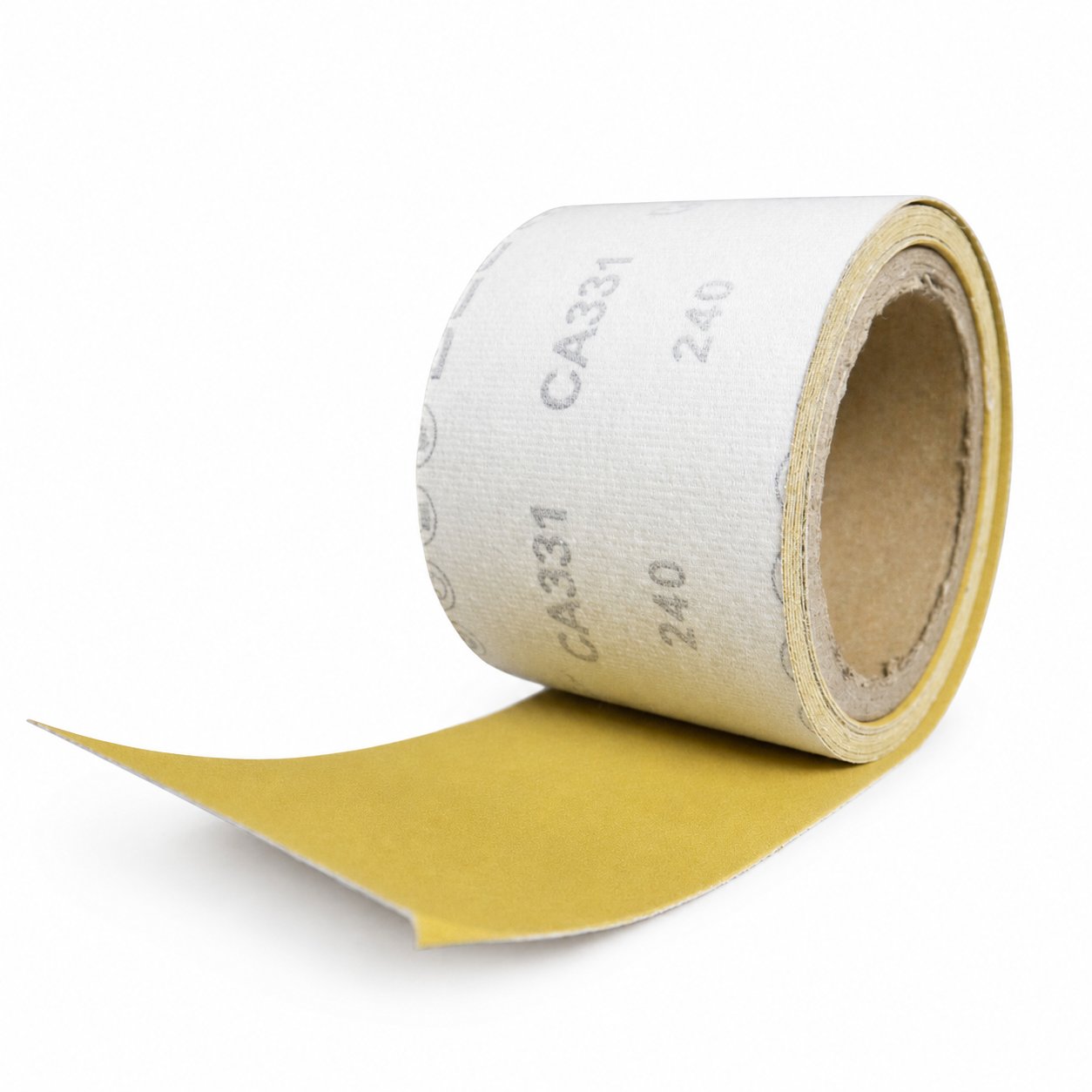 Produk amplas roll dengan permukaan kuning
