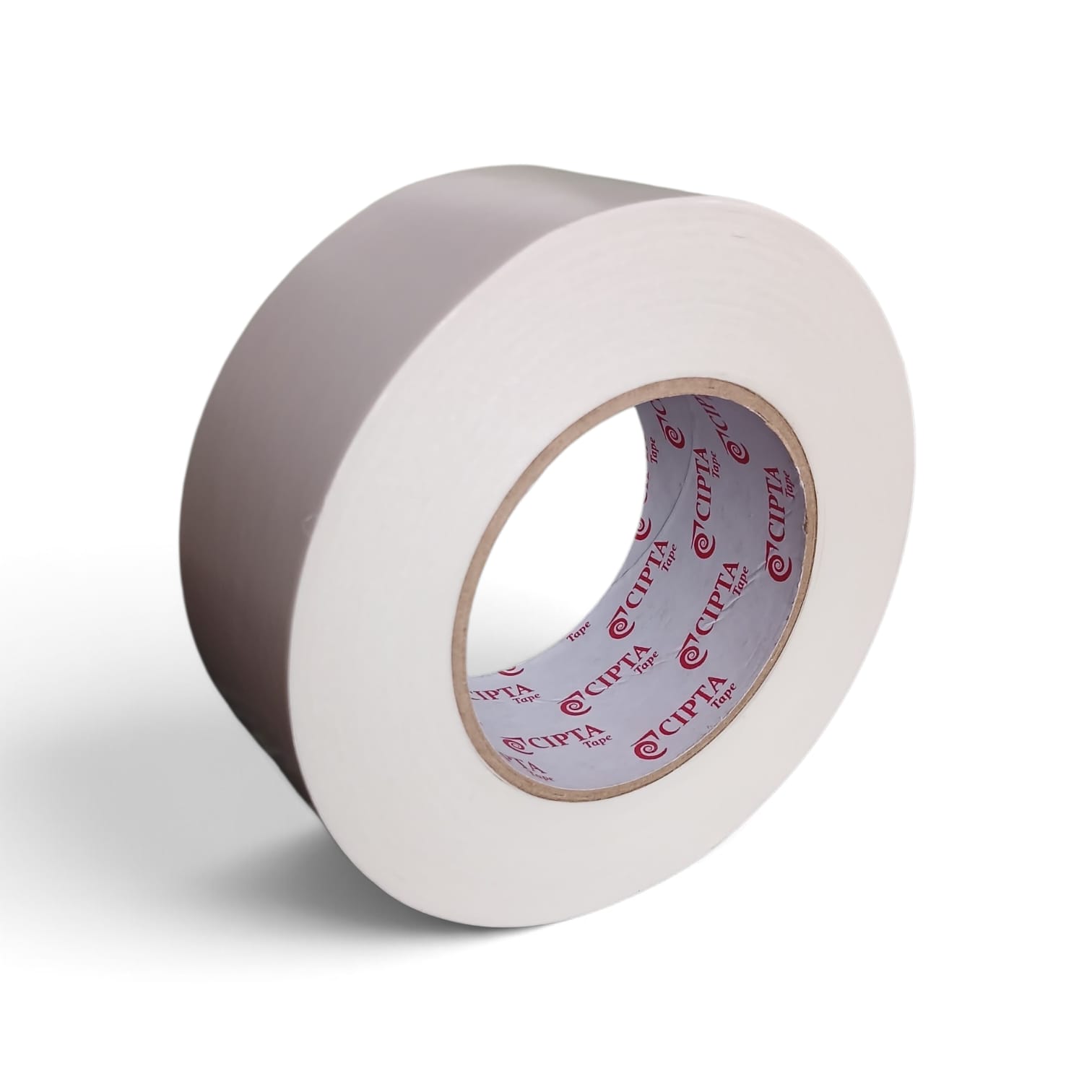 Satu roll double tape berwarna putih
